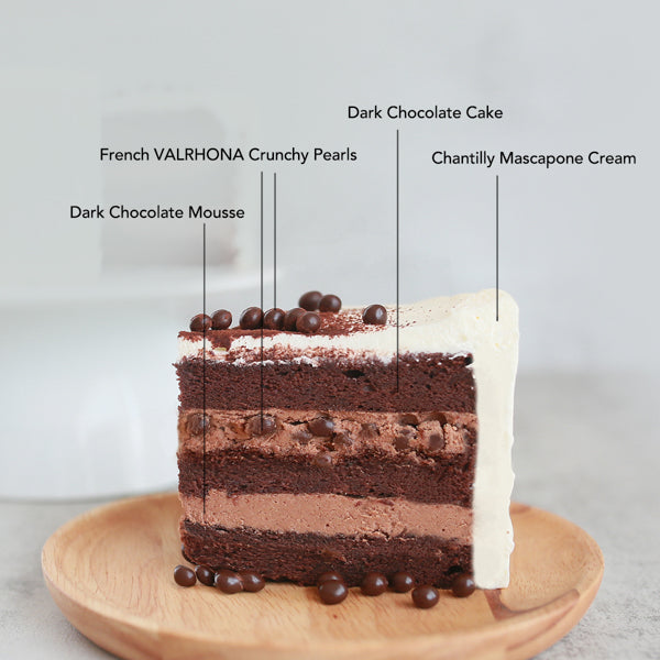 Dancing Pearls Chocolate Cake