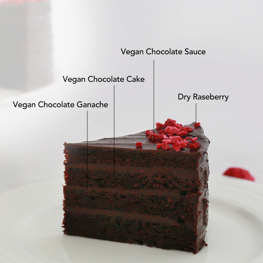 Vegan|Dark Chocolate Cake