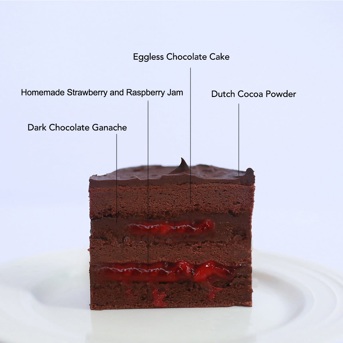 Eggless|Chocolate Berry Cake