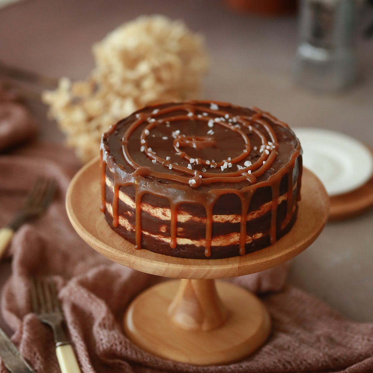 Salted Caramel Chocolate Cake
